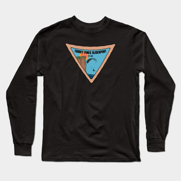 Torrey Pines Gliderport Long Sleeve T-Shirt by Alexander Luminova